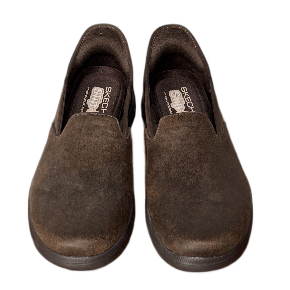 Skechers Women's Go Step Lite Indulge Chocolate Brown Slip-On Shoes Size 9.5